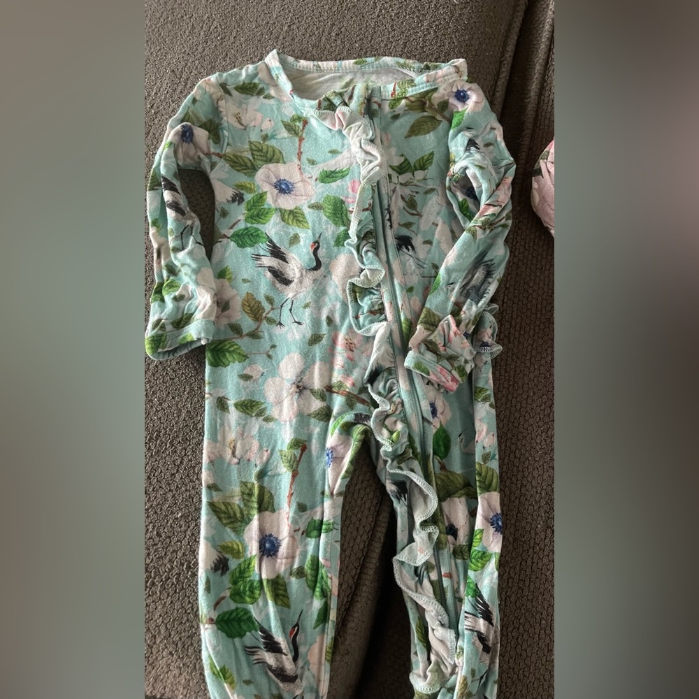 Bamboo footie 0/3 months